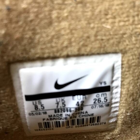 NIKE Air Force 1 Mid ’07 Flax Sneaker Men 8.5 Camel Athletic Versatile Stylish - Picture 15 of 16